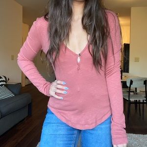 Free People Longsleeve Top